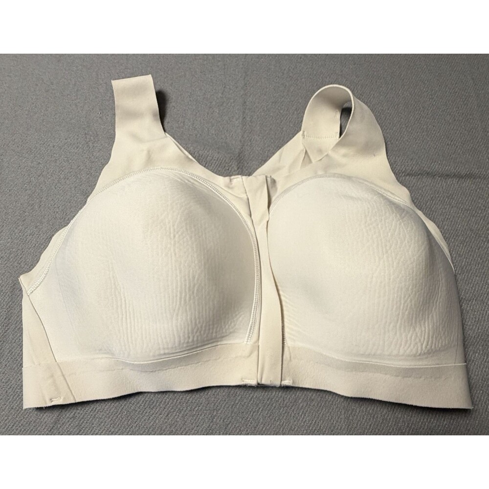 Lululemon Enlite Zip Front Bra Ultralu Size 36 DD White